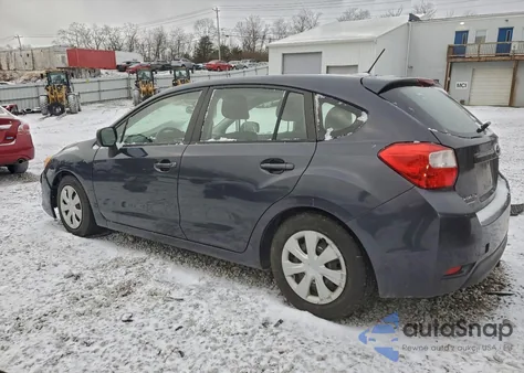 2012 Subaru Impreza из США, поврежденный, VIN JF1GPAA67CH215843